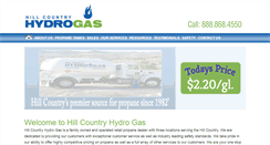 Desktop Screenshot of hillcountryhydrogas.com